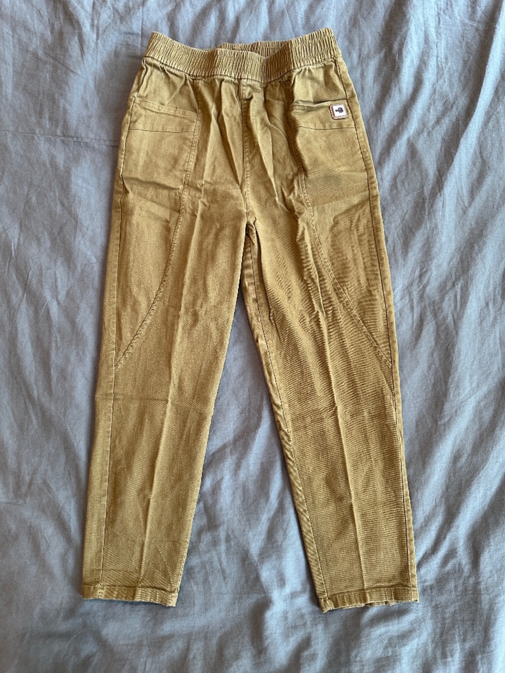 Brown Khaki Utility Casual Pants, women's XS/S,waist 26-27